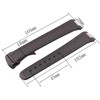 JETHENG 20mm Rubber Silicone Replacement Watch Band for Omega Seamaster