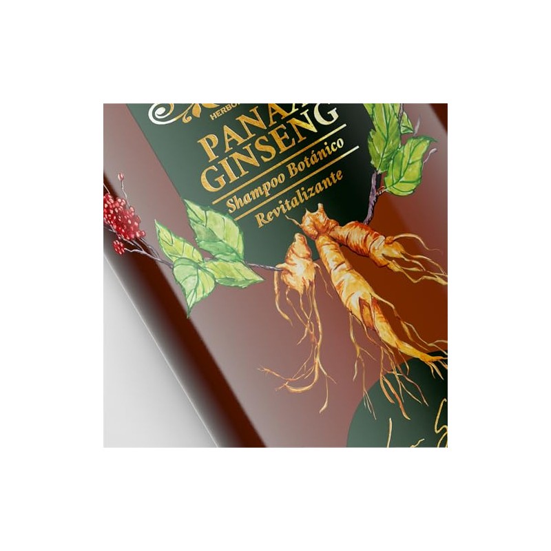 Shampoo Revitalizante capilar anticaída de Extracto de Ginseng