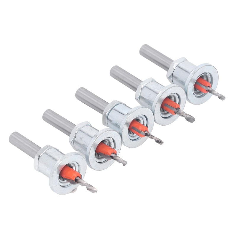 Countersink Drill Bit Set Combo Tool 5Pcs Wood Bits Screw