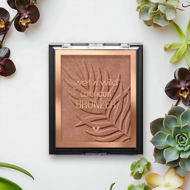 Wet n Wild Color Icon Bronzer - 0.44oz Makeup Brush - Color: Sienna Brown