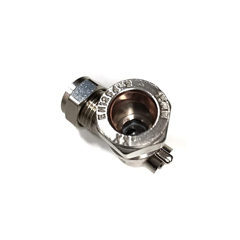 Primaflow 15mm Chrome Angled Isolation Valve