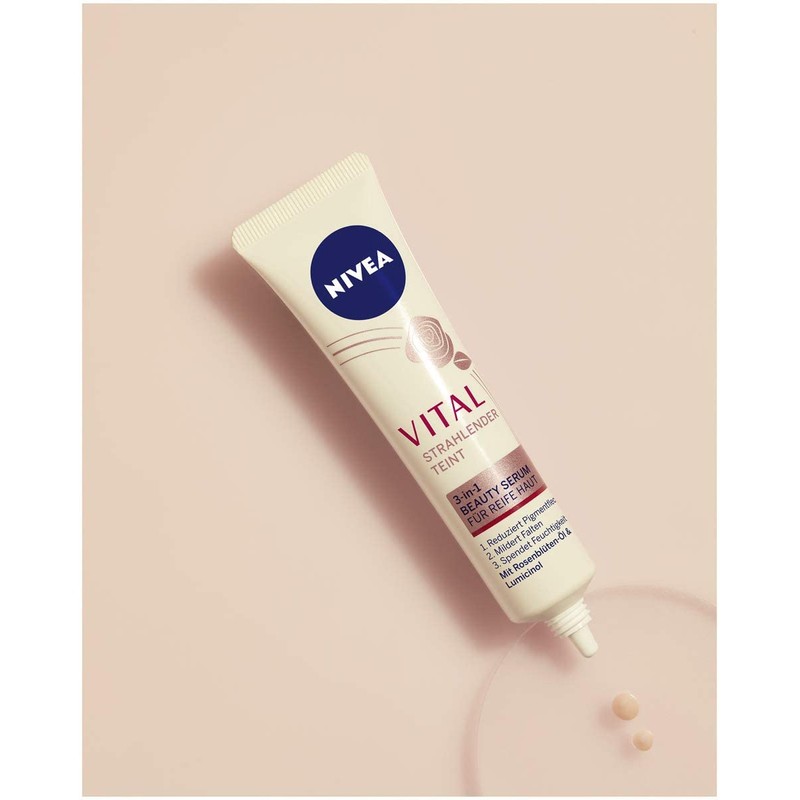 NIVEA Vital Radiant Complexion 3-in-1 Beauty Serum for Mature Skin