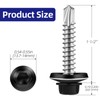 Etauwe #10 x 1-1/2" Zinc Plated Steel Self Drilling Roofing
