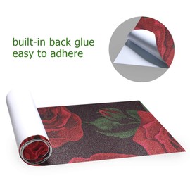 senya Skateboards Grip Tape Longboards Griptape Red Rose Sandpaper for Rollerboard