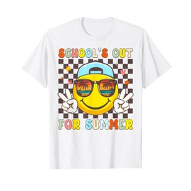 School's Out For Summer Retro Last Day School Teacher Kid T-Shirt