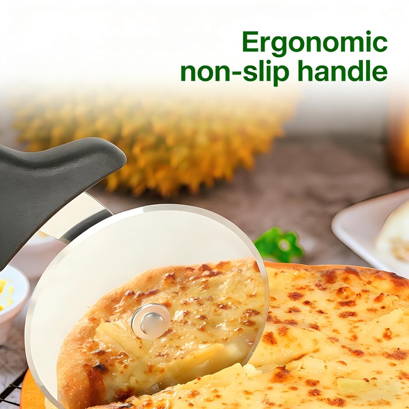 Pizza Cutter Wheel, Stainless Steel Slicer, Sharp Classic Cutters, Kitchen