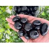 Black tourmaline tumble stone - tumbled black tourmaline stone -