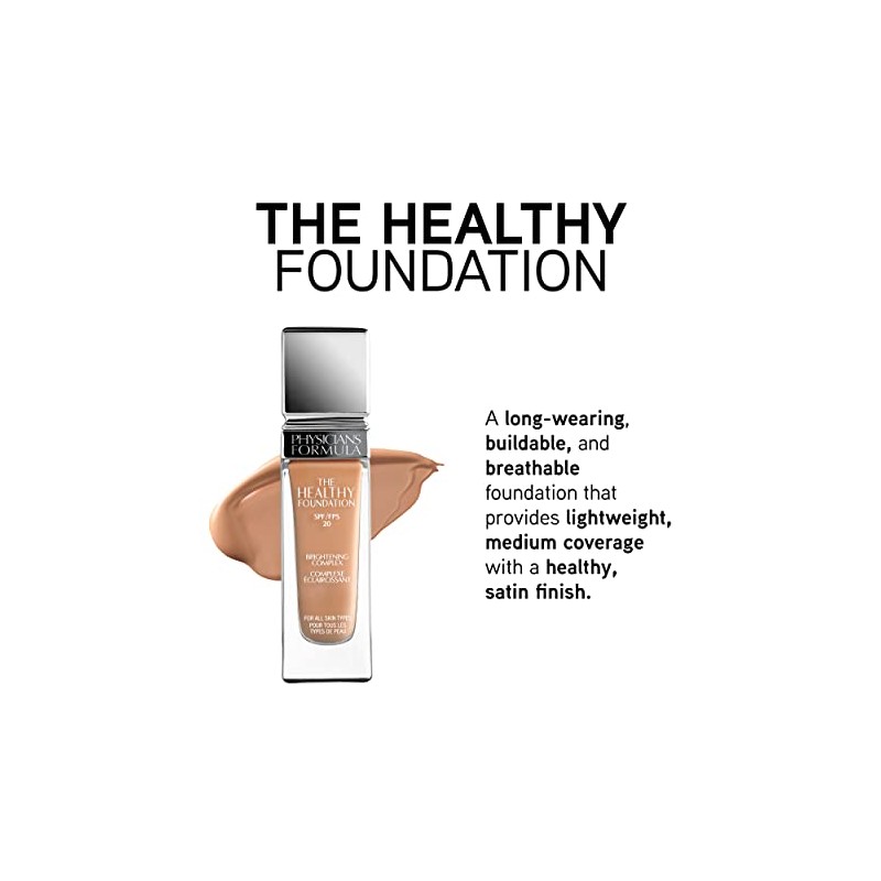 Physicians Formula The Healthy Foundation with SPF 20, DW2, 1