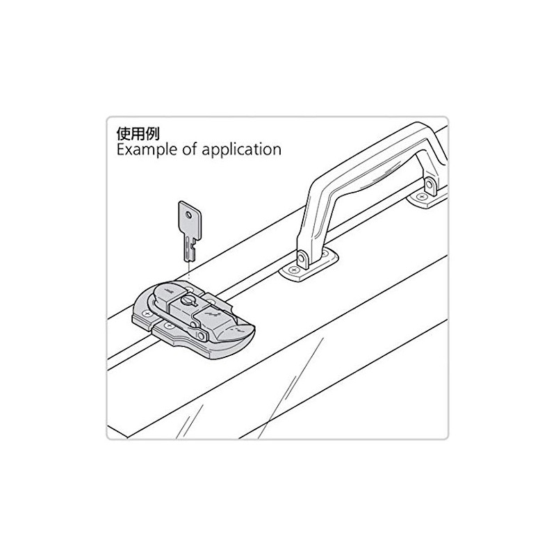 Woodpecker Hildegard Key with Pave Set Chin Lock C –