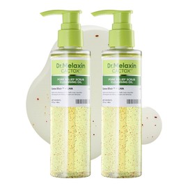 Dr. Melaxin Cactox Pore Relief Scrub Cleansing Oil, 2 units, 140ml / 닥터멜락신 칵톡스 포어 릴리프 스크럽 클렌징 오일, 2개, 140ml