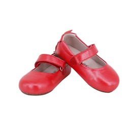SKEANIE Mary Jane Pre Walker Baby & Toddler Shoes, Pearl Red, EU21/US5.5 – Soft Leather First Walker Shoes for Infants | Lightweight, Flexible & Podiatrist Approved | Special Occasion, Christening, Baptism Shoes