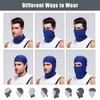 6 Pieces Face Balaclava Cover Ice Silk UV Protection Full