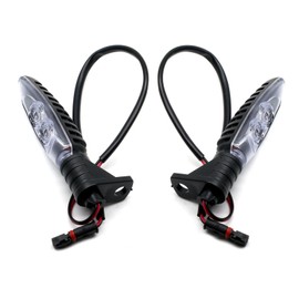 MZS Motorcycle Turn Signal Lights, 2009-2016 Front LED Indicators Blinker Light Amber Compatible With F700GS F800R F800GT F800GS HP4 S1000R S1000XR S1000RR R1200R R1200GS K1300R K1300S G310R C650