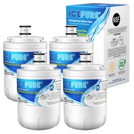 ICEPURE NSF 42 UKF7003 Water Filter Replacement for Maytag UKF7002AXX, Whirlpool EDR7D1, UKF7003AXX, UKF7002, 7003AXXP, UKF6001AXX, UKF5001,4 PACK