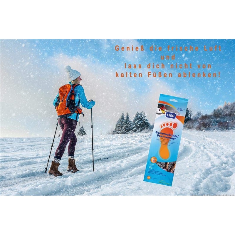 FIGO Sole Warmers 8h + varivendo Notepad 10 Pairs