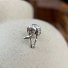 Mainland Silver Sterling Silver Horse Rear End Tie Tack – Whimsical & Unique