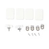 Tension Rod Shelf 14.2 Inch Width Nail Free Expandable Storage