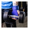 Monkey Power Straps con Callera de Piel Azules, Gym Crossfit