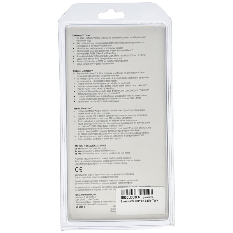 Linkmaster UTP/stp Cable Tester