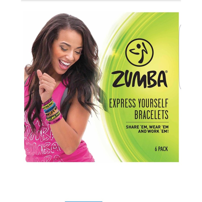Zumba A0A00524 Express Yourself Bracelets (6PK)