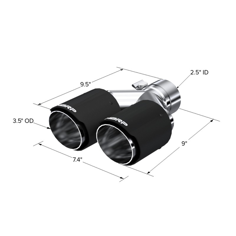 MBRP Exhaust T5170CF Carbon Fiber Exhaust Tip
