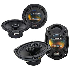Harmony Audio Bundle Compatible with 2005-2013 Jeep Grand Cherokee HA-R69 HA-R65 New Factory Speaker Repalcement Upgrade Package