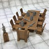 Lords Table Set - 28mm Gaming Terrain