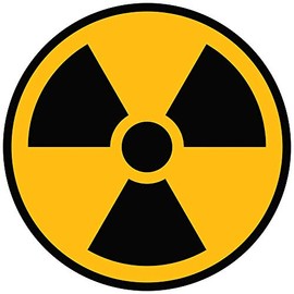 Radioactive Biohazard Nuclear Radiation Symbol Sticker Laptop Bumper Decal