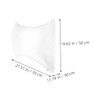 GANAZONO Inflatable Pillow Insert Transparent Cushion for Camping Height Material