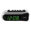 Sharp Digital Alarm Clock - Ascending Alarm Begins Faintly and