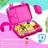 ecosa YummyBuddy Children's Snack Box Lunch Box with Compartments Lunch