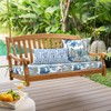 Melody Elephant Outdoor Bench Cushion, Patio Furniture Cushions 42x18x3 Inch,
