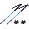 GLASEA® 2x Antishock Trekking Walking Hiking Pair Sticks Poles (blue)