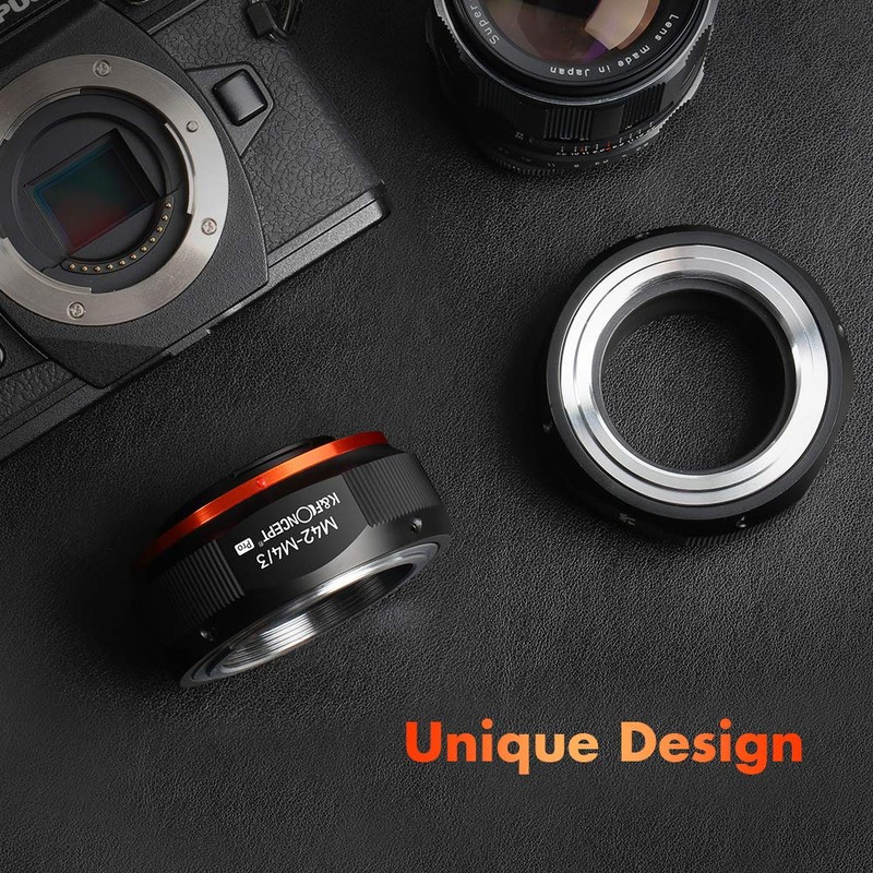 K&F Concept M10125 M42-M4/3 High Precision Adapter Ring Lens Adapter