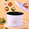 Olla Eléctrica, 450 W, Mini Olla Eléctrica Multifuncional, Capacidad de