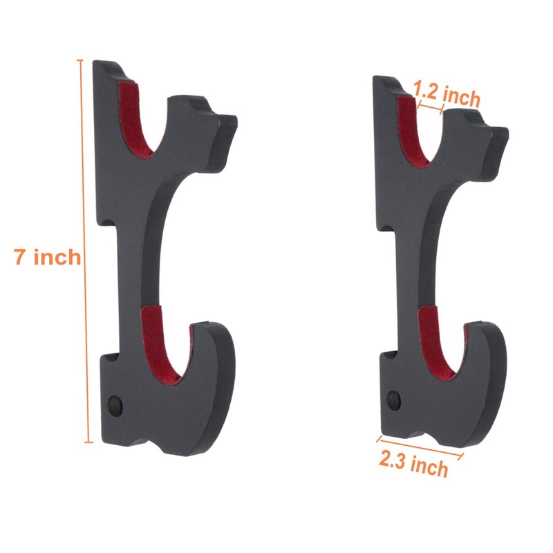Sword Hook Wall Mount Samurai Sword Hanger Display Holder Adjustable