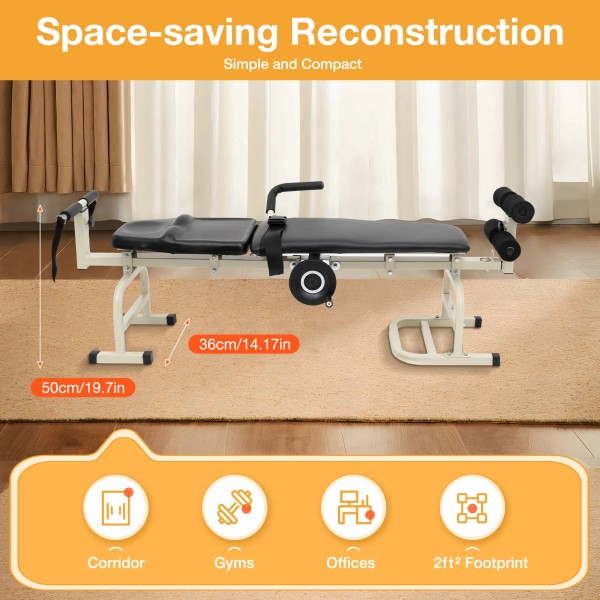 Unbranded/Generic Cervical Spine Stretcher Traction Bed Lumbar Decompression Relief Massage
