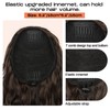 SEIKEA Ponytail Extension, 36" Long Lightweight Full Natural Curly Drawstring