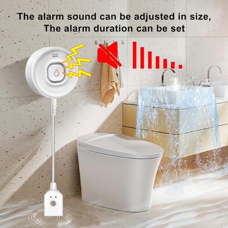 Smart Water Leak Detector: WiFi Water Sensor with APP Push