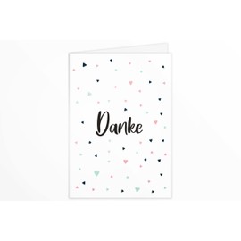 Friendly Fox Thank You Cards - 12 Thank You Cards with Modern Motif - Folding Card Blank with Envelope - Folding Card Set with Envelopes DIN A6 - with Cards Say Thank You