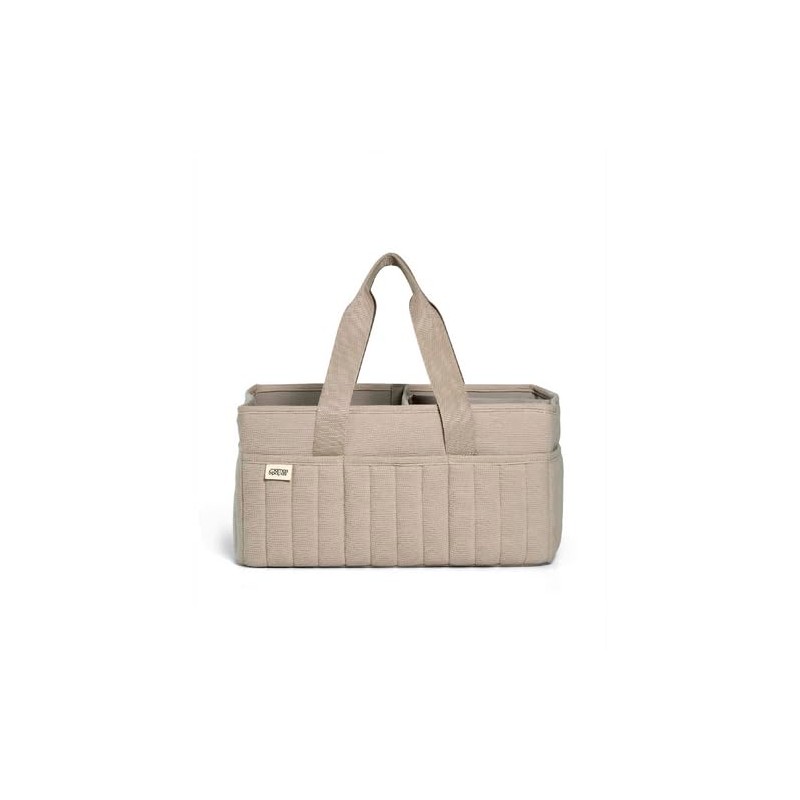 Mamas & Papas Nappy Caddy - Cashmere Waffle | Textured