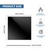 KEJJNYER 5 Pack 12x12 Inch Black Mirrored Acrylic Sheets, 1/8