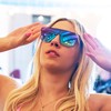 ENUFF Kai Blue Shield Sunglasses For Women