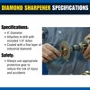 Bad Dog Diamond Drill Sharpener: 4” Diamond-Coated Wheel Drill Attachment