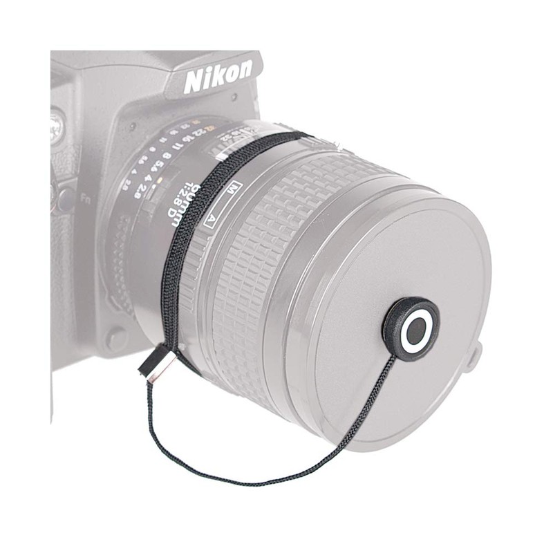 Kaiser Fototechnik Lens Cap Keeper - Objektivdeckel (Schwarz)