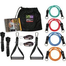 GoFit Extreme Pro Gym Set- Portable Gym and Fitness Equipment,One Size,GF-EPGYM