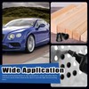 Glarks 250pcs Thread Half Hexagonal Rivet Nuts Set M3 M4