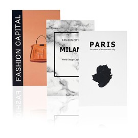 3Pcs Luxury Decorative Books, Home Modern Fashion Decoration Fake Books, Living Room Bookshelf Dining Table, TV Stand Coffee Table