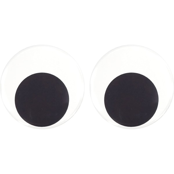 Googly Eyes Buttons - 58mm (2.25in) - 2 pins per