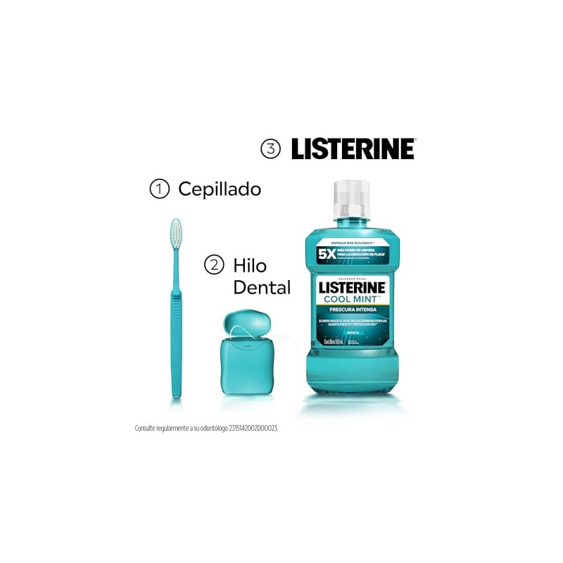 LISTERINE Enjuague Bucal Cool Mint 500 ml